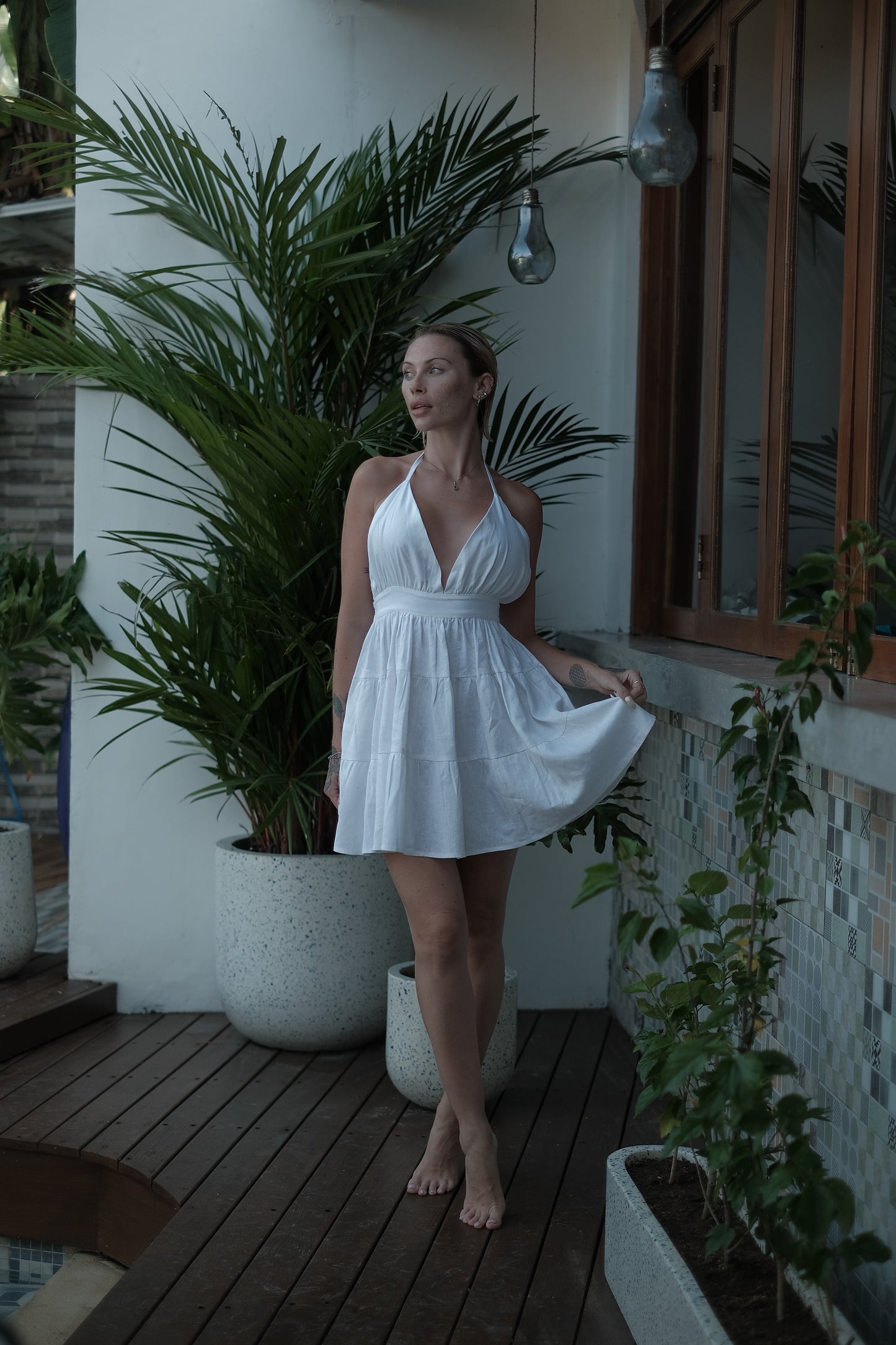 100% Pure Linen Seaside Breeze Dress